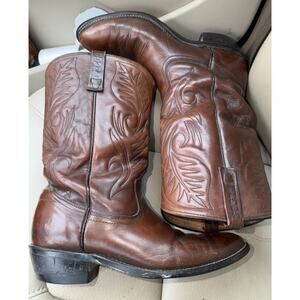 Vintage Red Wing 9801 Pecos Cowboy Boots Mens 9 D USA Made Oil Proof Good Year